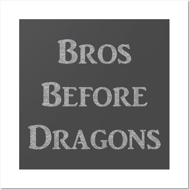 Bros Before Dragons Wall Art by yayor